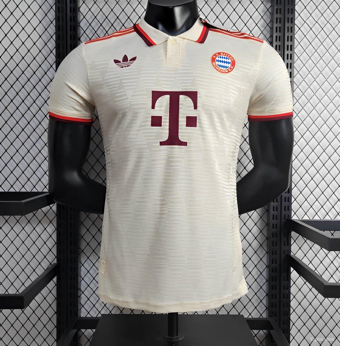 Camiseta de fútbol Bayern Munich 2024/25 TERCERA MANGA CORTA VERSION JUGADOR